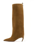 Luxury Pointed Knee-High Boots