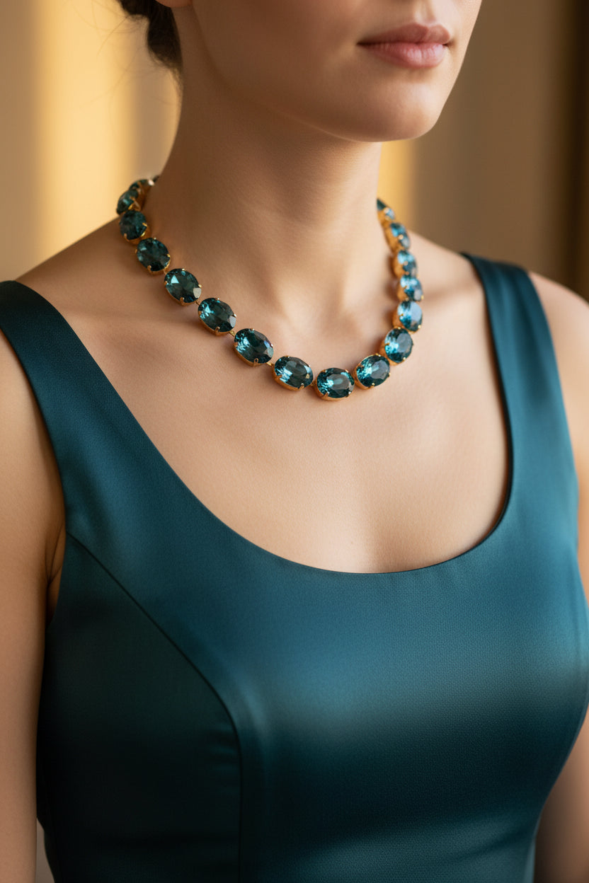 Abrie Crystal Necklace
