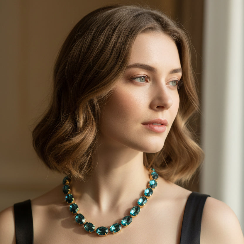 Abrie Crystal Necklace