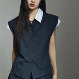 Neploe Two-Piece Top + High Waist Shorts