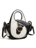 Leather Shell Designer Handbag