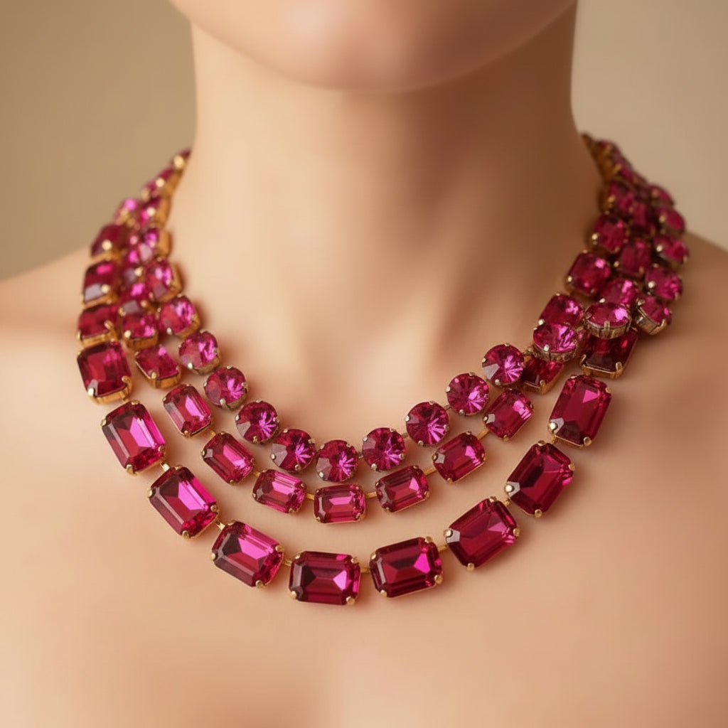 Abrie Crystal Necklace
