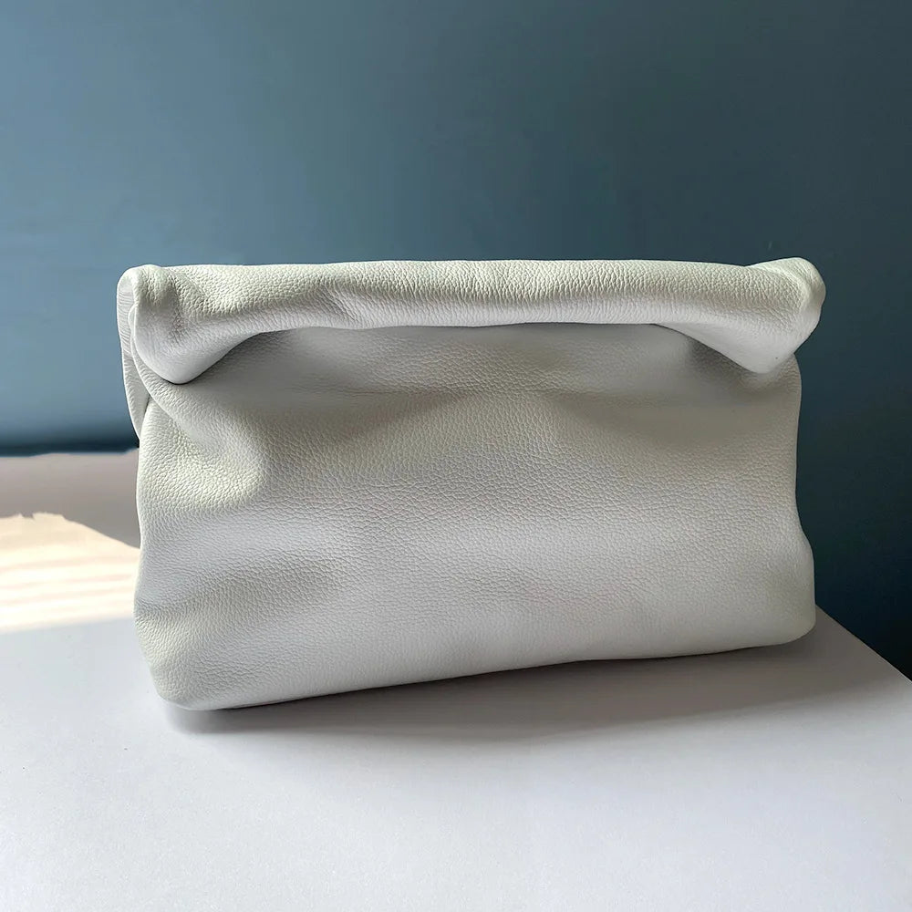 Leather Evening Clutch Bag by Crystal Crystina, alternate view 23