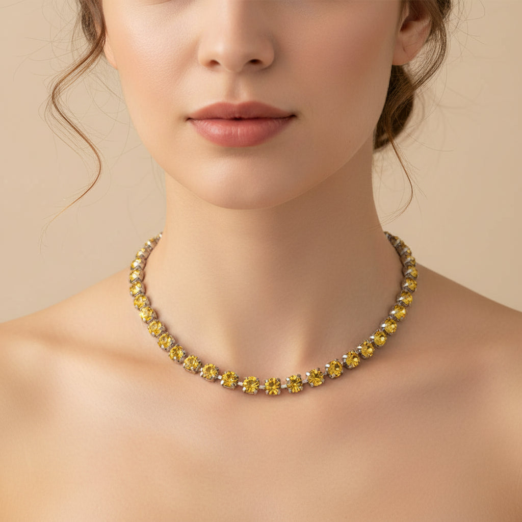 Abrie Crystal Necklace