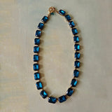 Color Stone Glass Necklaces - 1 Piece