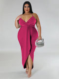 Renata Plus Size Summer Slip Sleeveless Maxi Dress