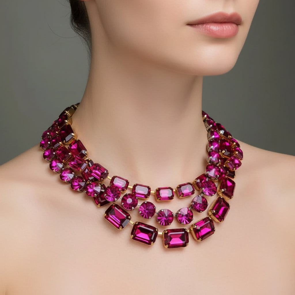 Abrie Crystal Necklace