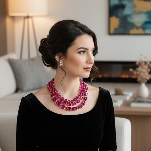 Abrie Crystal Necklace