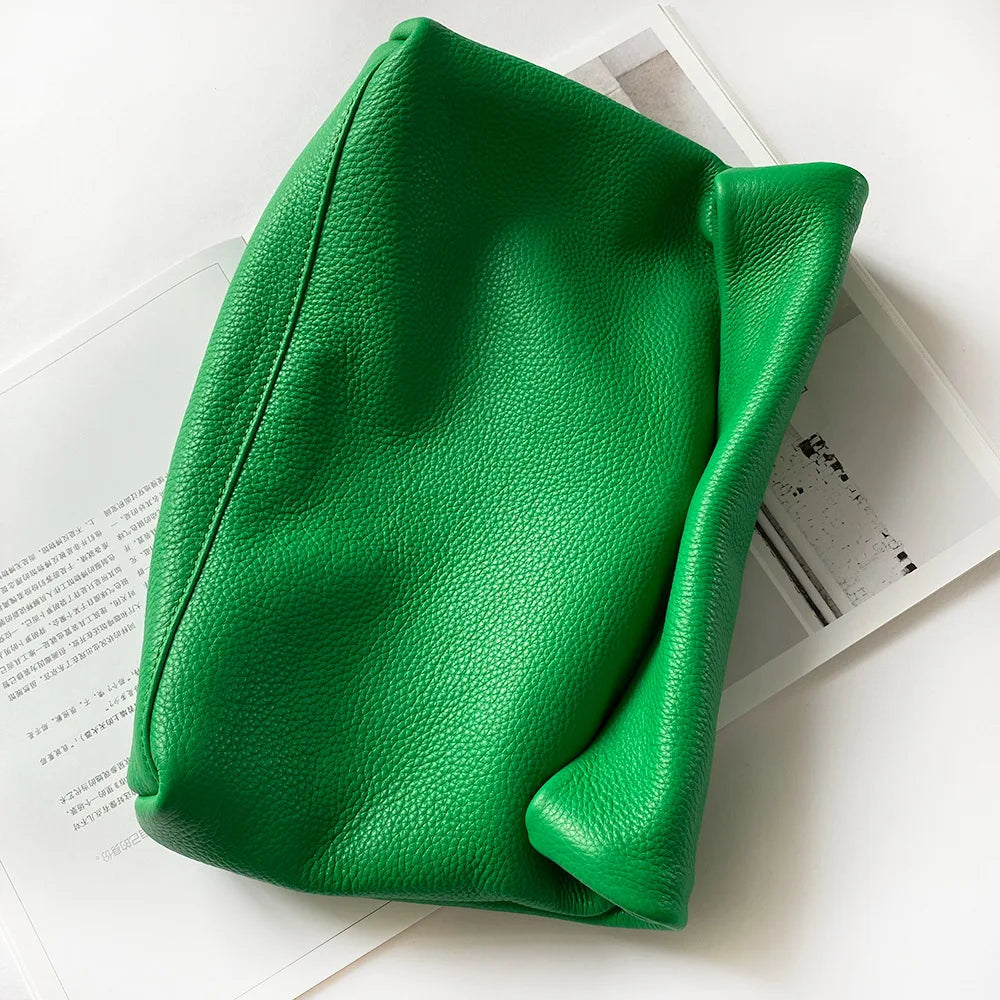 Leather Evening Clutch Bag by Crystal Crystina, alternate view 21