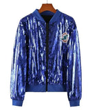 Blue Dolphins Sequin bling jacket!