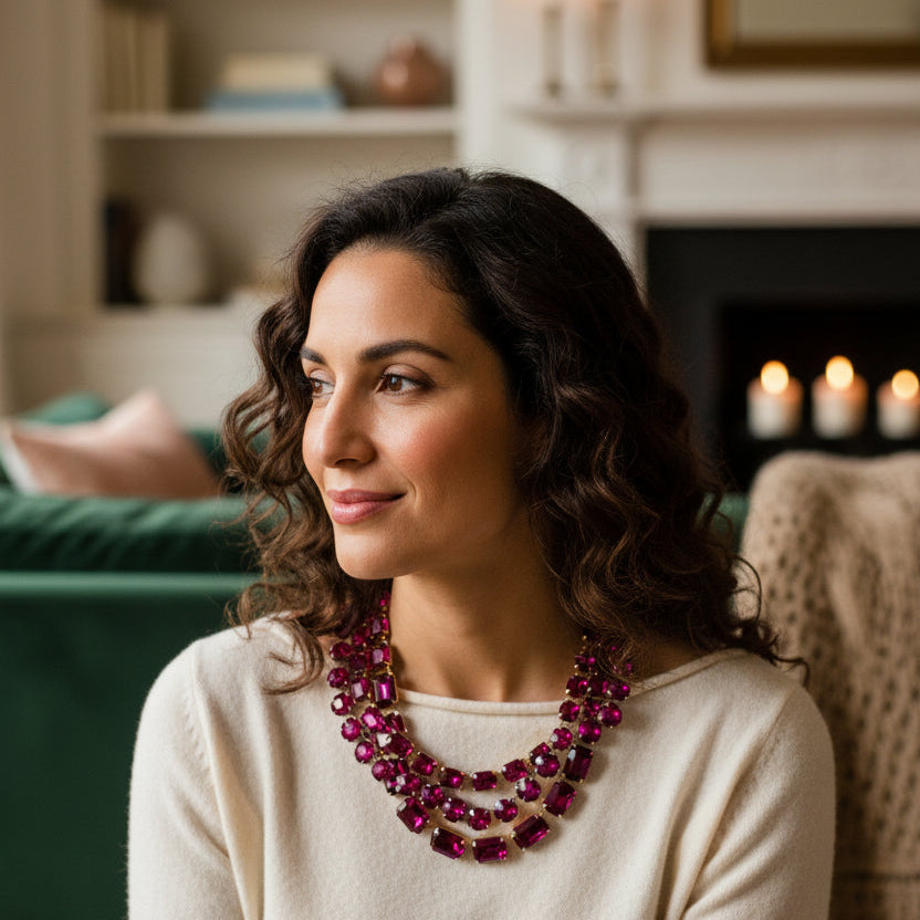 Abrie Crystal Necklace