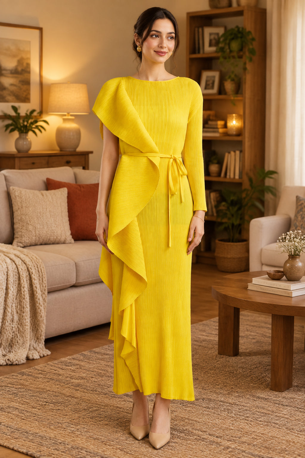 Tie Waist Maxi Dress