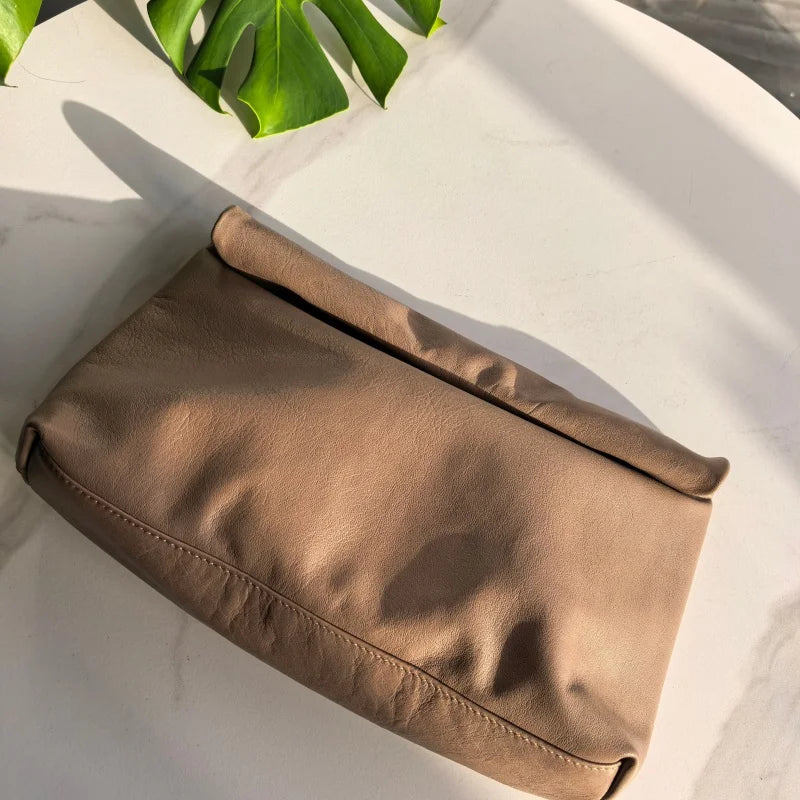 Leather Evening Clutch Bag by Crystal Crystina, alternate view 16