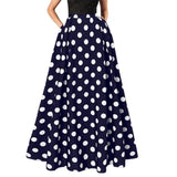 Polka Dot Maxi Skirt