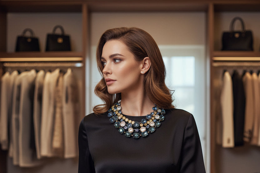 Abrie Crystal Necklace