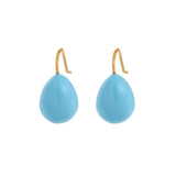 Water Drop Enamel Earrings