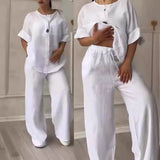 Lelinise Cotton Linen Outfit Set