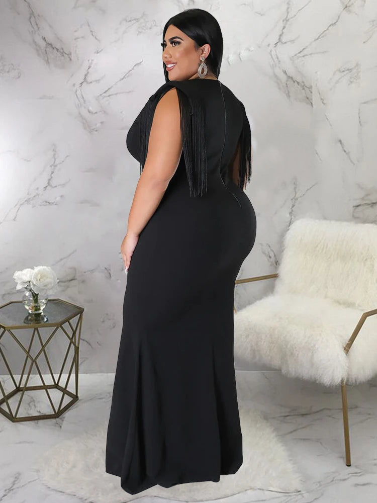 Sleeveless High Waist Cocktail Dress by Crystal Crystina, alternate view 6