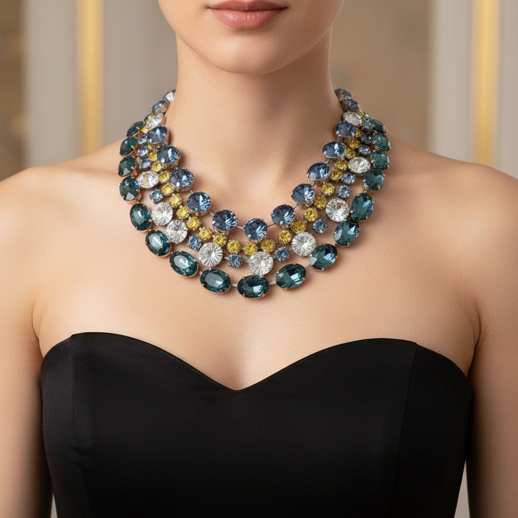 Abrie Crystal Necklace