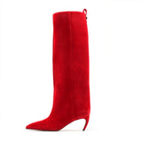 Luxury Pointed Knee-High Boots