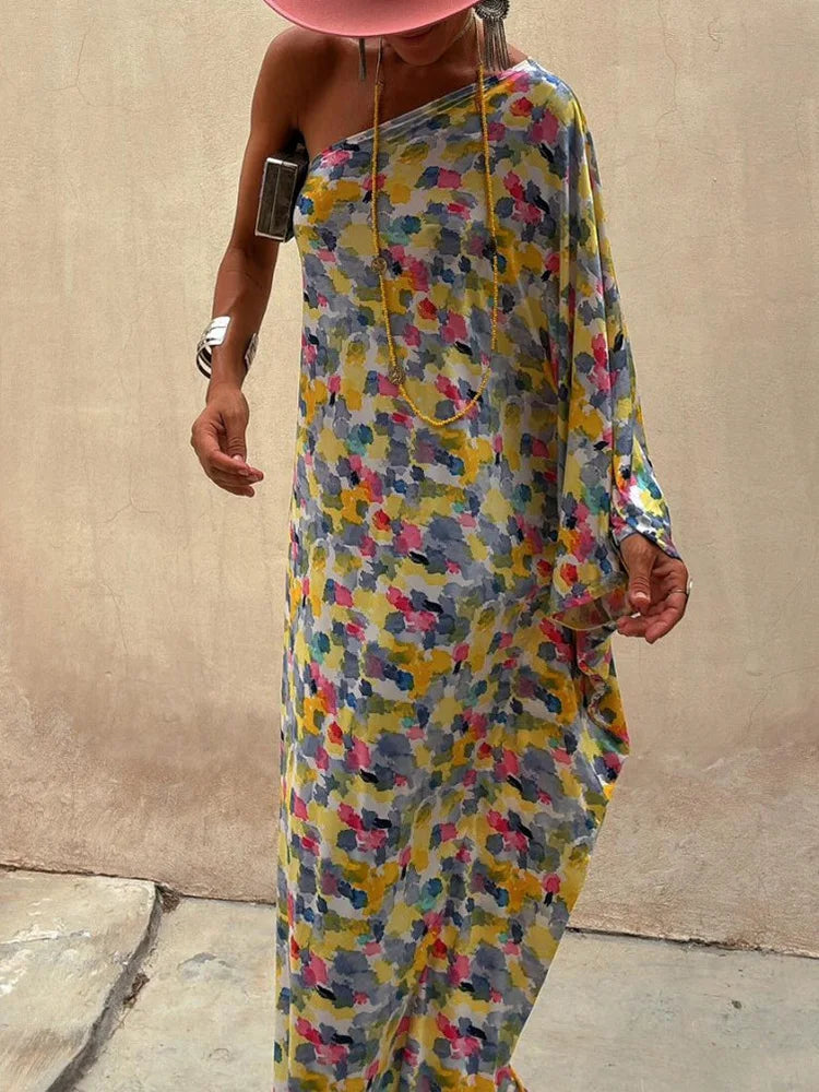 Holiday Backless Maxi Dress by Crystal Crystina, alternate view 5