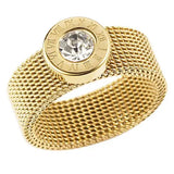 Stainless Steel Roman Numeral Ring