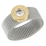 Stainless Steel Roman Numeral Ring