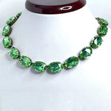 Color Stone Glass Necklaces - 1 Piece