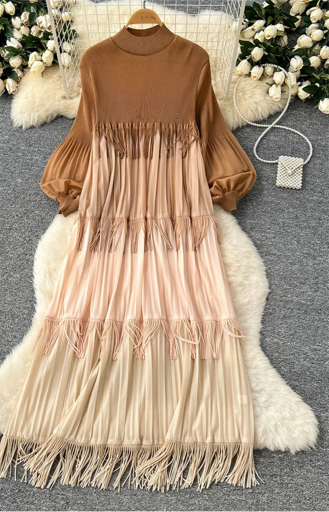 Multicolor Spring Tassel Dress by Crystal Crystina, alternate view 4