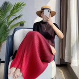 CurveKind™ Gradient Pleated Maxi Dress