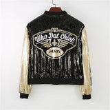 Who Dat Chic! Sequin Bomber Jacket