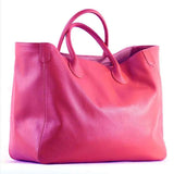 Big Leather Tote Bag