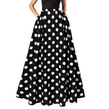 Polka Dot Maxi Skirt