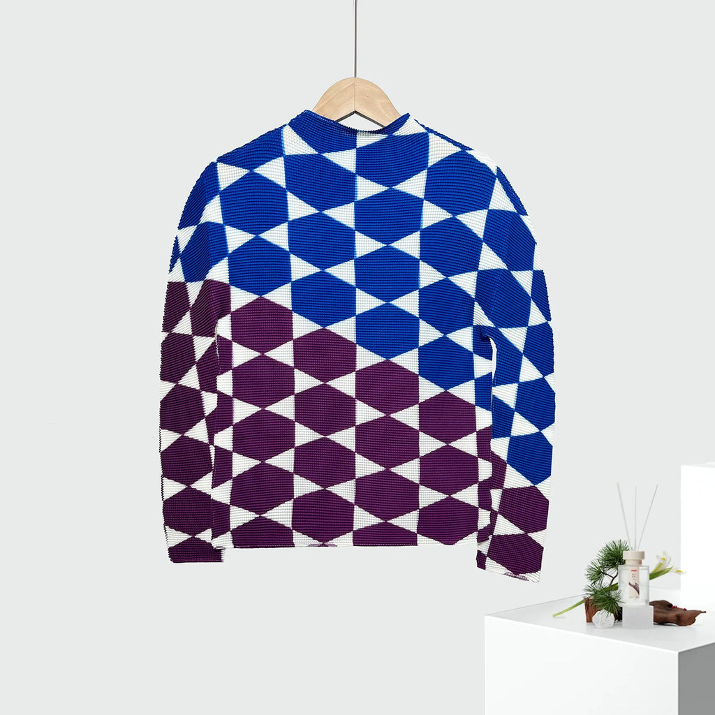 CurveKind™ Pleated Stretch Sweater by Crystal Crystina, primary view