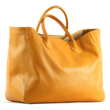 Big Leather Tote Bag