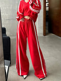 Two-Piece Set - Casual Sweatpant & Long Sleeve