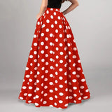 Polka Dot Maxi Skirt