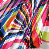 Rainbow Abstract Print Kaftan