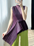 CurveKind™ Irregular Sleeveless Crewneck Top
