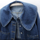 Casual Long Sleeve Denim Jacket