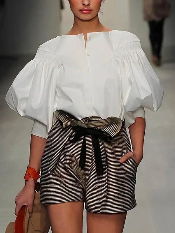 Modigirl Puff Sleeves Blouse