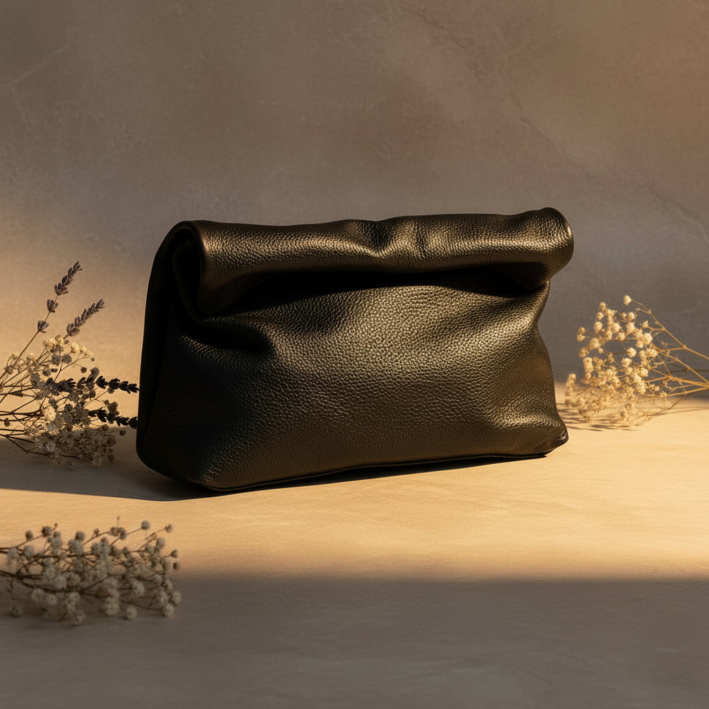 Leather Evening Clutch Bag by Crystal Crystina, alternate view 5