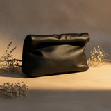 Leather Evening Clutch Bag