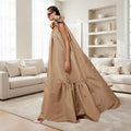 3D Floral Taffeta A-Line Evening Gown by Crystal Crystina, primary view