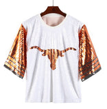 Longhorns Sequin Top