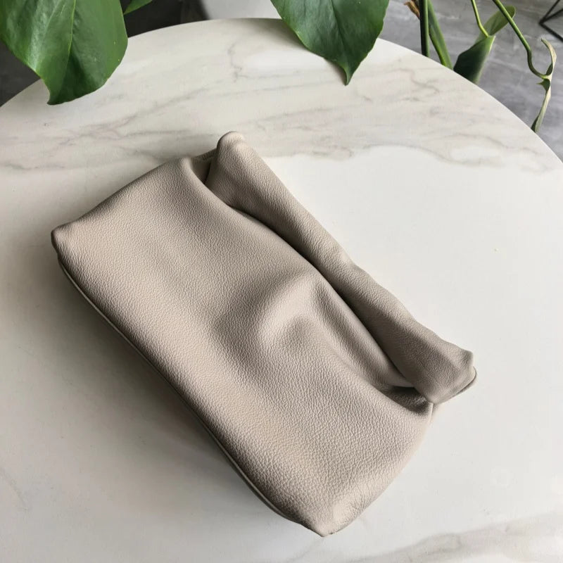 Leather Evening Clutch Bag by Crystal Crystina, alternate view 12