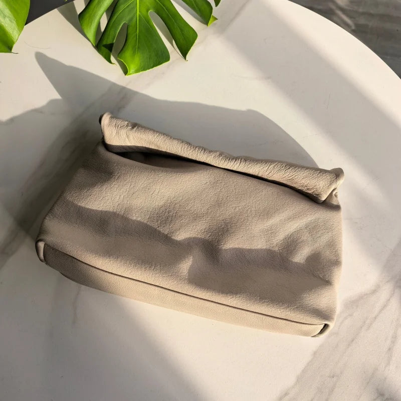 Leather Evening Clutch Bag by Crystal Crystina, alternate view 9