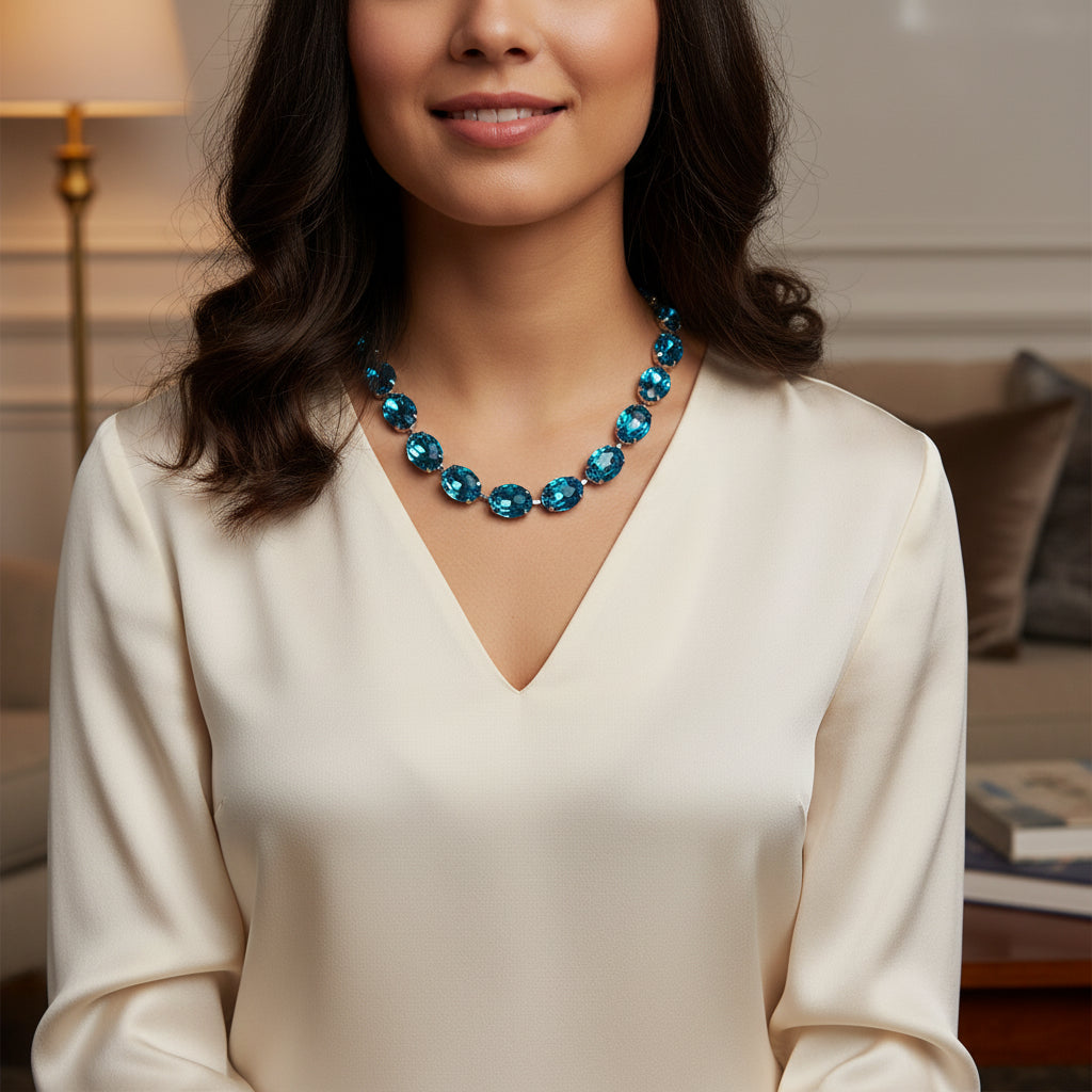 Abrie Crystal Necklace