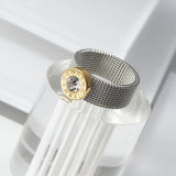 Stainless Steel Roman Numeral Ring