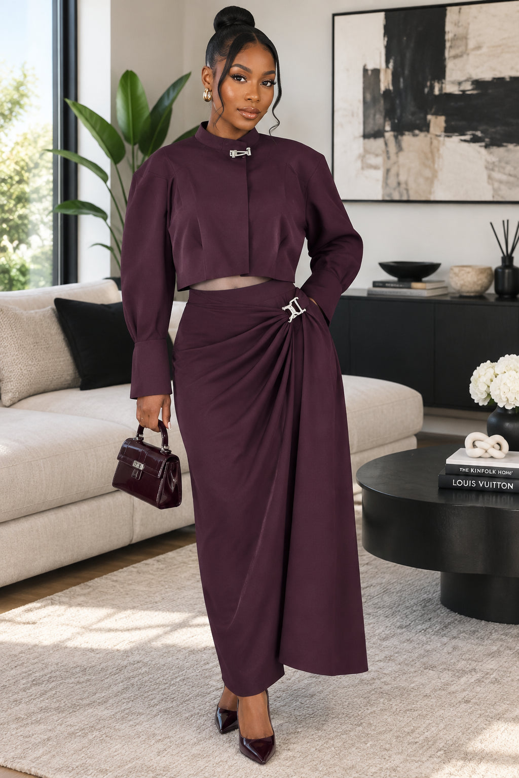 Classy Two-piece Maxi Set
